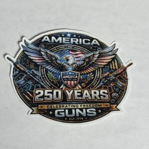 250 years America sticker