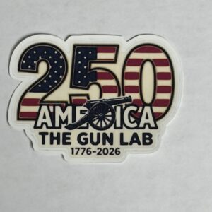 250 America cannon sticker